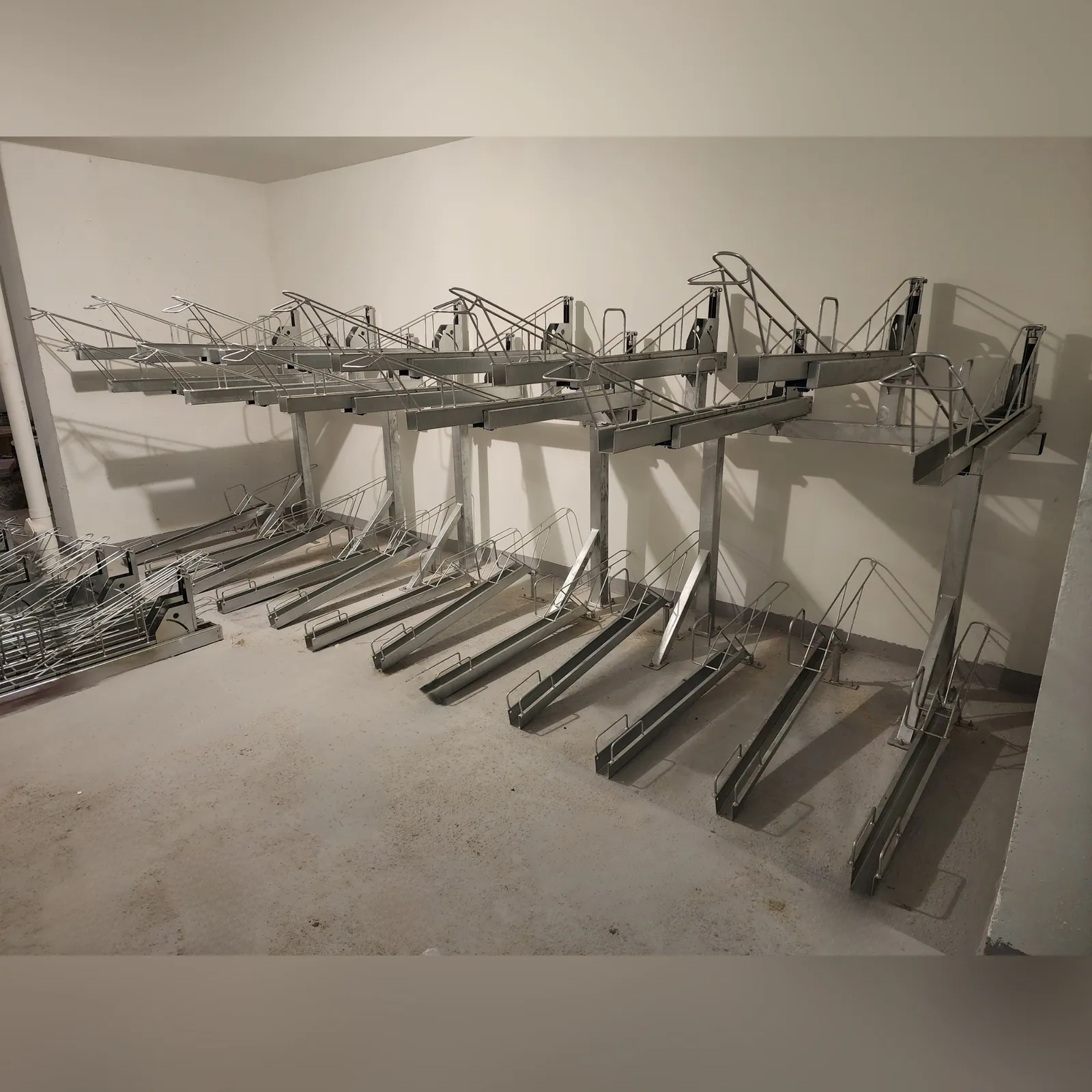 Bicycle parking system installed in a GTA condo building
