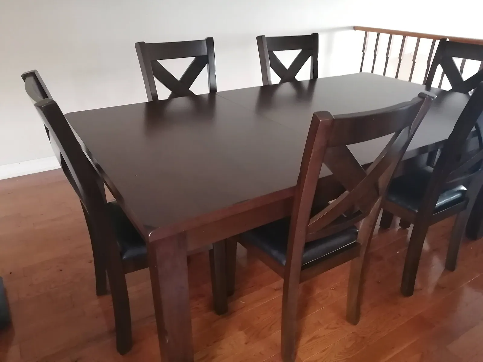 Dining table and chairs assembled in a GTA home