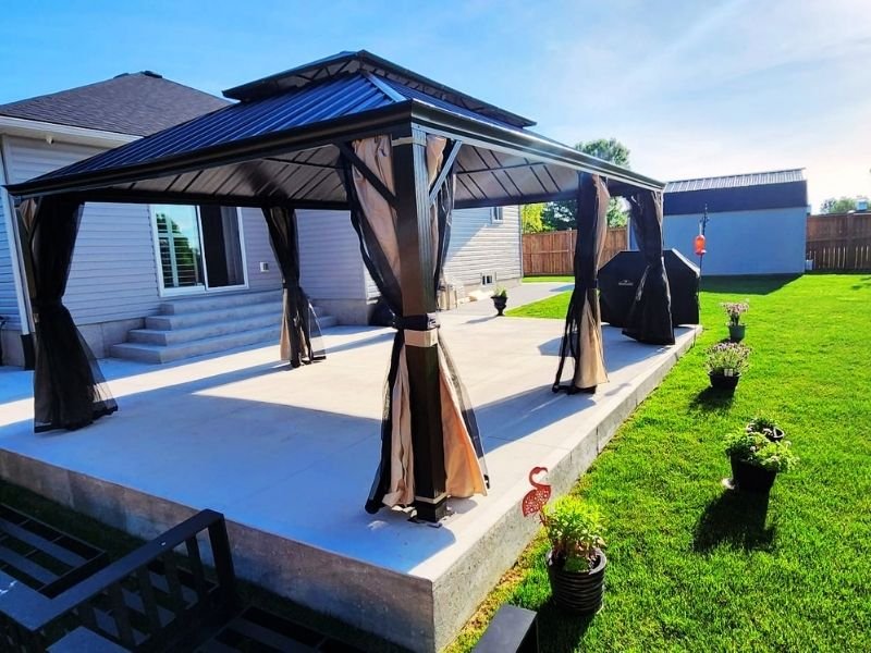 Gazebo installation Brampton GTA by Helperama